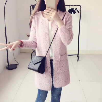 Knitted Sweater Coat Female Long Section Loose Korean Version Of The Simple Fashion Cardigan Comfortable Breathable Wild New
Knitted Sweater Coat Female Long Section Loose Korean Version Of The Simple Fashion Cardigan Comfortable Breathable Wild New