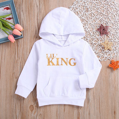 Children Boys And Hirls Printed Hooded Long Sleeves Black And White Fashion Wild Sweater
Children Boys And Hirls Printed Hooded Long Sleeves Black And White Fashion Wild Sweater
