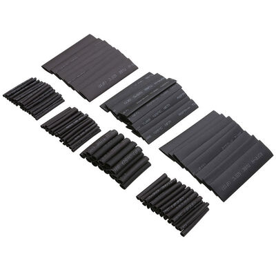 New 127pcslot Heat Shrink Tubing 728m 21 Black Tube Car Cable Sleeving Assortment Wrap Wire Kit with Polyolefin Tubs
New 127pcslot Heat Shrink Tubing 728m 21 Black Tube Car Cable Sleeving Assortment Wrap Wire Kit with Polyolefin Tubs