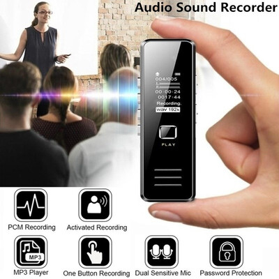 NEW 32G Upgraded Waterproof Mini Digital Voice Activated Recorder Spy Dictaphone Audio Sound Recorder MP3
NEW 32G Upgraded Waterproof Mini Digital Voice Activated Recorder Spy Dictaphone Audio Sound Recorder MP3