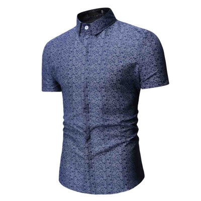 Tailored Mens Summer Print Turn-Down Collar Slim Fit Short Sleeve Top Shirt Blouse
Tailored Mens Summer Print Turn-Down Collar Slim Fit Short Sleeve Top Shirt Blouse