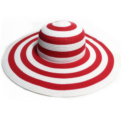 Novel Women New Style Striped Wide Sombrero Mujer Brim Personality All-match Sunscreen Breathable Sun Hats For Women
Novel Women New Style Striped Wide Sombrero Mujer Brim Personality All-match Sunscreen Breathable Sun Hats For Women
