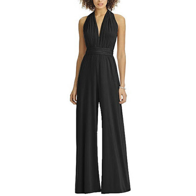 Women Solid Color V-Neck Hanging Neck Wrapped Chest Vintage Backless 2019 Loose SummerWide Leg Jumpsuit
Women Solid Color V-Neck Hanging Neck Wrapped Chest Vintage Backless 2019 Loose SummerWide Leg Jumpsuit