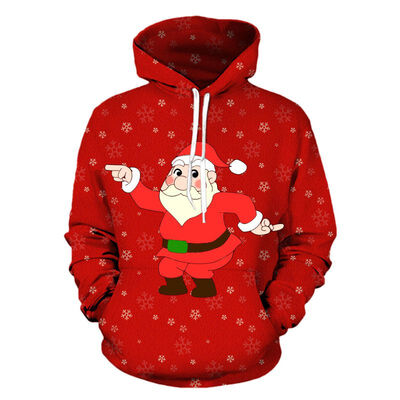 Sweater lady holiday simple autumn warm long sleeves cute Christmas print plus velvet velvet hooded multi-color style optional
Sweater lady holiday simple autumn warm long sleeves cute Christmas print plus velvet velvet hooded multi-color style optional