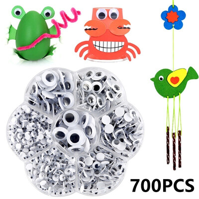 700Pcsset DIY Mixed Size Pack Googly Eyes Self Adhesive Peel & Stick Wiggly Wobbly Eyes
700Pcsset DIY Mixed Size Pack Googly Eyes Self Adhesive Peel & Stick Wiggly Wobbly Eyes