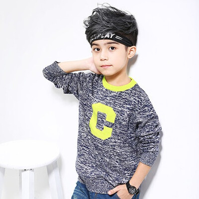 Autumn&winter boys sweater 2018 new big children casual Korean version of the round neck cotton pullover sweater
Autumn&winter boys sweater 2018 new big children casual Korean version of the round neck cotton pullover sweater