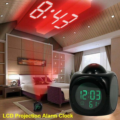Willstar New Digital Projection Alarm Clock Voice Talking LCD Projection Time Thermometer Display Home Decor Without Battery
Willstar New Digital Projection Alarm Clock Voice Talking LCD Projection Time Thermometer Display Home Decor Without Battery