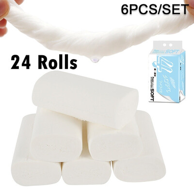 61224rolls Toilet Paper Coreless Roll Paper Wood Pulp Roll Paper Household Economic Toilet Paper
61224rolls Toilet Paper Coreless Roll Paper Wood Pulp Roll Paper Household Economic Toilet Paper
