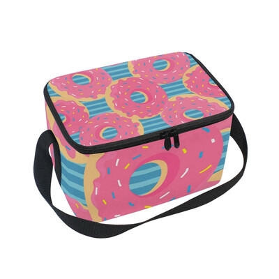 ALAZA Lunch Box Donut Pattern Insulated Lunch Bag Large Cooler Tote Bagfor Men Women
ALAZA Lunch Box Donut Pattern Insulated Lunch Bag Large Cooler Tote Bagfor Men Women