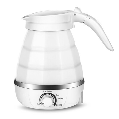 600 ML Foldable Electric Kettle Boil Dry Protection Silicone Water Kettle With Dual Voltage Separable Power Cord – 110V220V
600 ML Foldable Electric Kettle Boil Dry Protection Silicone Water Kettle With Dual Voltage Separable Power Cord – 110V220V