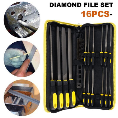 Willstar 16Pcsset Diamond File Set Files for Metal Glass Stone Jewelry Wood Carving Craft
Willstar 16Pcsset Diamond File Set Files for Metal Glass Stone Jewelry Wood Carving Craft
