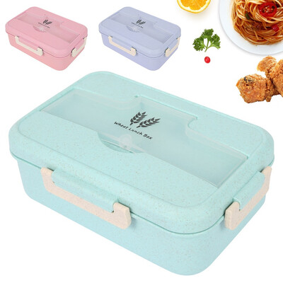 Lunch Box Wheat Straw Dinnerware Food Storage Container Children Kids School Office Portable Bento Box
Lunch Box Wheat Straw Dinnerware Food Storage Container Children Kids School Office Portable Bento Box