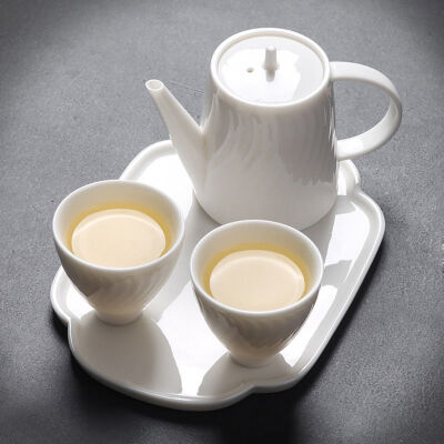 High Quality White Porcelain Chinese Tea Set Teapot Teacups & Serving Tray Type C
High Quality White Porcelain Chinese Tea Set Teapot Teacups & Serving Tray Type C