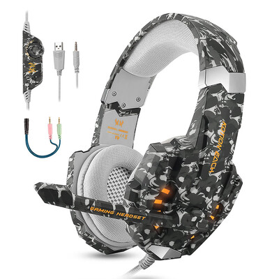 KOTION EACH G9600 Stereo Gaming Headset Over-Ear Wired Headphones for Laptop Mac PC PS4 Xbox One Nintendo Switch with Mic LED Ligh
KOTION EACH G9600 Stereo Gaming Headset Over-Ear Wired Headphones for Laptop Mac PC PS4 Xbox One Nintendo Switch with Mic LED Ligh