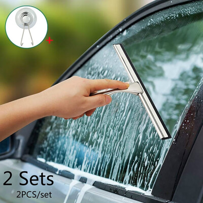 Willstar 2PCSset Stainless Steel Glass Window Wiper Cleaner Squeegee Bathroom Mirror Car Blade
Willstar 2PCSset Stainless Steel Glass Window Wiper Cleaner Squeegee Bathroom Mirror Car Blade