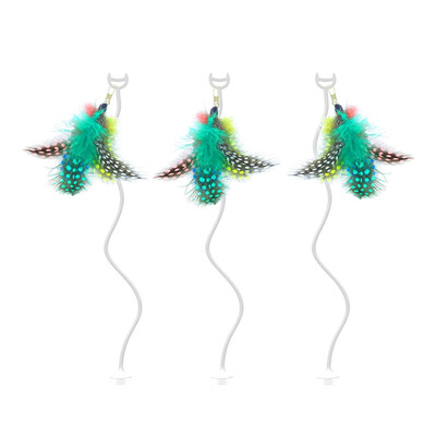 Cat Interactive Toy 3 Piece Attachment Set Funny Replacements For Automatic Teaser Cat Wand Toy FeatherBall Pet Products
Cat Interactive Toy 3 Piece Attachment Set Funny Replacements For Automatic Teaser Cat Wand Toy FeatherBall Pet Products