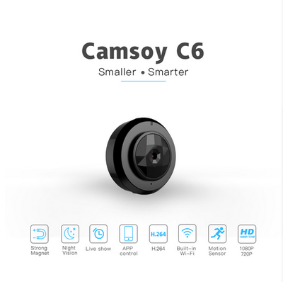 Camsoy C6 camera micro hd mini portable plug-in card video recording wireless night vision camera
Camsoy C6 camera micro hd mini portable plug-in card video recording wireless night vision camera
