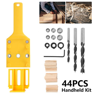 Willstar Quick Wood Doweling Jig ABS Plastic Handheld Pocket Hole Jig System 6810mm Drill Bit Hole Puncher
Willstar Quick Wood Doweling Jig ABS Plastic Handheld Pocket Hole Jig System 6810mm Drill Bit Hole Puncher