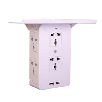 1PCS Home Durable High-quality Electrical Socket Shelf 8 Port Surge Protector 6 Wall Outlet Extenders 2 USB Socket Shelf
1PCS Home Durable High-quality Electrical Socket Shelf 8 Port Surge Protector 6 Wall Outlet Extenders 2 USB Socket Shelf