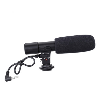 Mic-01 35mm Recording Microphone Digital SLR Camera Stereo Microphone for Canon Nikon Camera Camcorders
Mic-01 35mm Recording Microphone Digital SLR Camera Stereo Microphone for Canon Nikon Camera Camcorders