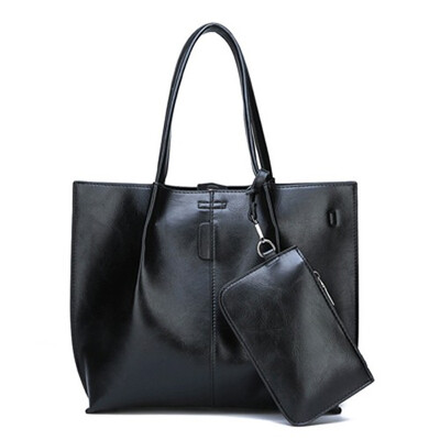 Retro Women Shoulder Bag 2pcsset Handbag PU Leather Handbag Women Bags Designer High Quality Large Capacity Tote Bag
Retro Women Shoulder Bag 2pcsset Handbag PU Leather Handbag Women Bags Designer High Quality Large Capacity Tote Bag