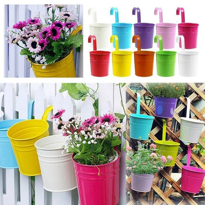 10 Colors Unique Design Iron Hanging Flower Pots Garden Plant Hanging Barrels Pastoral Balcony Decor
10 Colors Unique Design Iron Hanging Flower Pots Garden Plant Hanging Barrels Pastoral Balcony Decor