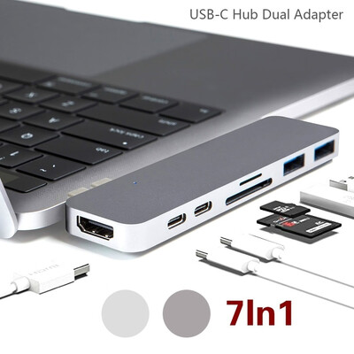 467in1 Double C Type 31 High Speed Interface Multiport Card Reader Adapter 4K HDMI for MacBook Pro
467in1 Double C Type 31 High Speed Interface Multiport Card Reader Adapter 4K HDMI for MacBook Pro