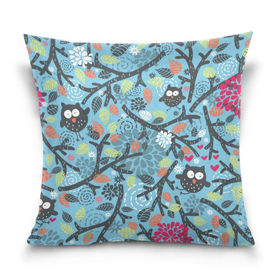 ALAZA Thanksgiving Throw Pillow Cover 16 X 16 inch Cushion Cover with Owls And Floral Printed Pillowcase
ALAZA Thanksgiving Throw Pillow Cover 16 X 16 inch Cushion Cover with Owls And Floral Printed Pillowcase