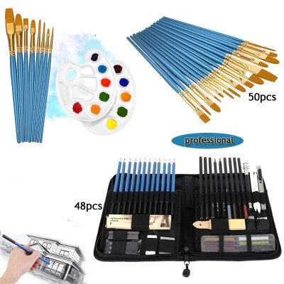 Willstar New 48Pcs Drawing Pencils Set for Artists Sketching Pencils Art Set With Zipper Case 50pcs Paint Brush
Willstar New 48Pcs Drawing Pencils Set for Artists Sketching Pencils Art Set With Zipper Case 50pcs Paint Brush