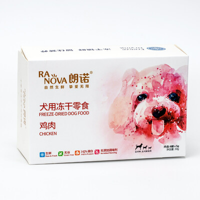 RanoVA freeze-dried chicken dog snacks fresh meat no grain dog food partner full dog breed 6 bags box 30g
RanoVA freeze-dried chicken dog snacks fresh meat no grain dog food partner full dog breed 6 bags box 30g