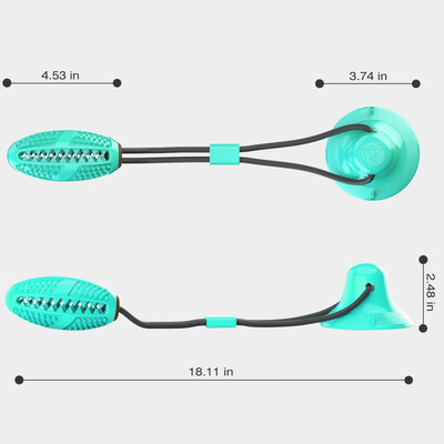 Green Pet Molar Bite Dog Toys Rubber Chew Ball Cleaning Teeth Safe Elasticity Soft Puppy Suction Cup Dog Biting Toy
Green Pet Molar Bite Dog Toys Rubber Chew Ball Cleaning Teeth Safe Elasticity Soft Puppy Suction Cup Dog Biting Toy