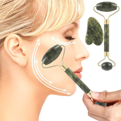 New Natural Jade Massage Roller Facial Relaxation Slimming Massage Face Body SPA Massage Facial Beauty Massage Scraping Plate Tool
New Natural Jade Massage Roller Facial Relaxation Slimming Massage Face Body SPA Massage Facial Beauty Massage Scraping Plate Tool