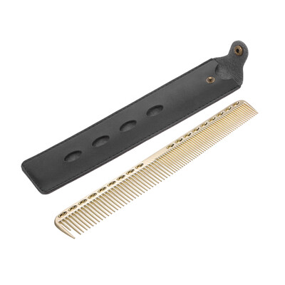 Stainless Steel Hair Comb Professional Hair Salon Hairdressing Steel Comb Hair Cutting Metal Comb Golden
Stainless Steel Hair Comb Professional Hair Salon Hairdressing Steel Comb Hair Cutting Metal Comb Golden