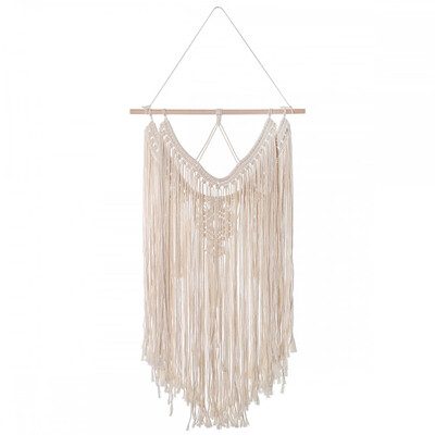 Macrame Woven Wall Hanging Bohemian Handmade Home Geometric Art Decor Wedding Room Decoration 42x88cm
Macrame Woven Wall Hanging Bohemian Handmade Home Geometric Art Decor Wedding Room Decoration 42x88cm
