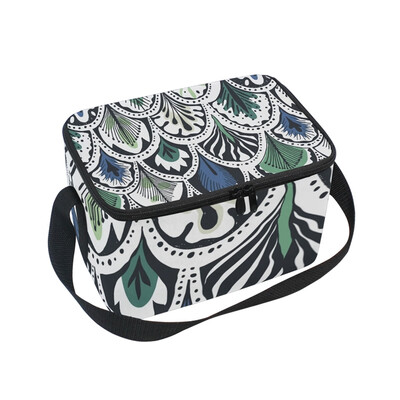 ALAZA Insulated Lunch Box Leaf Texture Lunch Bag for Men Women Portable Tote Bag Cooler Bag
ALAZA Insulated Lunch Box Leaf Texture Lunch Bag for Men Women Portable Tote Bag Cooler Bag