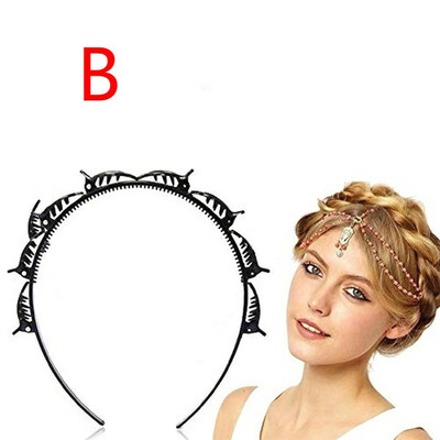 Willstar Fashion Double Layer Twist Plait Headband Hair Double Bangs Hairstyle Hairpin Multi-layer Hollow Woven Headband
Willstar Fashion Double Layer Twist Plait Headband Hair Double Bangs Hairstyle Hairpin Multi-layer Hollow Woven Headband