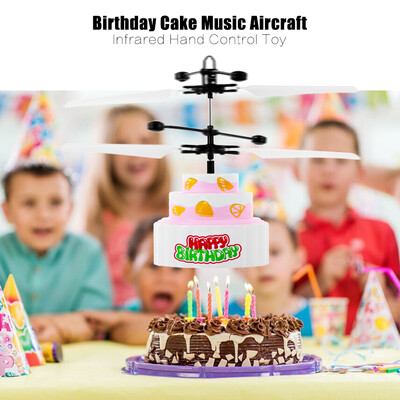 8018 Birthday Cake Music Helicopter Aircraft Infrared Hand Control Floating RC Drone Quadcopter RC Toy
8018 Birthday Cake Music Helicopter Aircraft Infrared Hand Control Floating RC Drone Quadcopter RC Toy