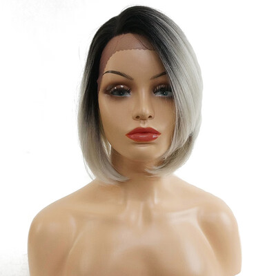StrongBeauty Bob Lace Front Wig with L Part Lace Wig Ombre Blonde Black Root Hand tied Invisible Synthetic Straight Wigs
StrongBeauty Bob Lace Front Wig with L Part Lace Wig Ombre Blonde Black Root Hand tied Invisible Synthetic Straight Wigs