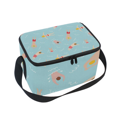 Lunch Box Insulated Lunch Bag Large Cooler Swimming People Tote Bagfor Kids Men Women
Lunch Box Insulated Lunch Bag Large Cooler Swimming People Tote Bagfor Kids Men Women