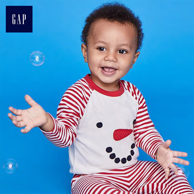 GAP flagship store new childrens fun pattern long-sleeved triangle jumpsuit 400024 ivory 0-3M
GAP flagship store new childrens fun pattern long-sleeved triangle jumpsuit 400024 ivory 0-3M