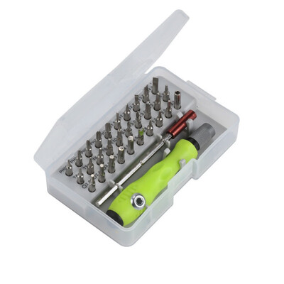 32 in 1 Multi-purpose Screwdriver Set Mini Multifunctional Chromium-vanadium Alloy Steel Screwdriver Non-slip Hand Tools
32 in 1 Multi-purpose Screwdriver Set Mini Multifunctional Chromium-vanadium Alloy Steel Screwdriver Non-slip Hand Tools