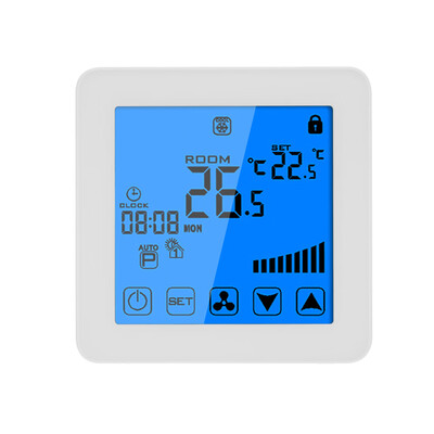 200-230V Programmable Thermostat Air Conditioner 2-pipe 4-pipe Temperature Controller LCD Touch Screen Air Heating Condition Temp
200-230V Programmable Thermostat Air Conditioner 2-pipe 4-pipe Temperature Controller LCD Touch Screen Air Heating Condition Temp