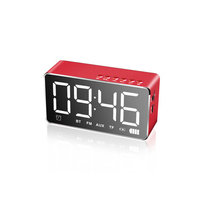 Multifunction LED Livingroom Alarm Clock Portable BT Wireless Mini Subwoofer Speaker with Mirror Function
Multifunction LED Livingroom Alarm Clock Portable BT Wireless Mini Subwoofer Speaker with Mirror Function