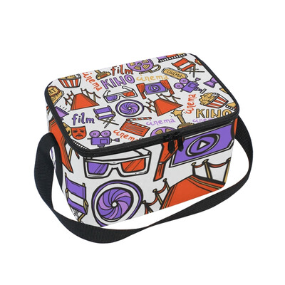 ALAZA Lunch Box Insulated Cinema Pattern Lunch Bag Large Cooler Tote Bag for Men Women
ALAZA Lunch Box Insulated Cinema Pattern Lunch Bag Large Cooler Tote Bag for Men Women