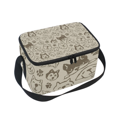 ALAZA Insulated Lunch Box Cute Dogs Lunch Bag for Men Women Portable Tote Bag Cooler Bag
ALAZA Insulated Lunch Box Cute Dogs Lunch Bag for Men Women Portable Tote Bag Cooler Bag
