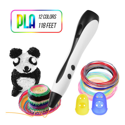 3D Pen with PLA Filament Refills LCD Screen Professional 3D Drawing Printing Pen Extruding Speed Temperature Control Perfect Gift
3D Pen with PLA Filament Refills LCD Screen Professional 3D Drawing Printing Pen Extruding Speed Temperature Control Perfect Gift