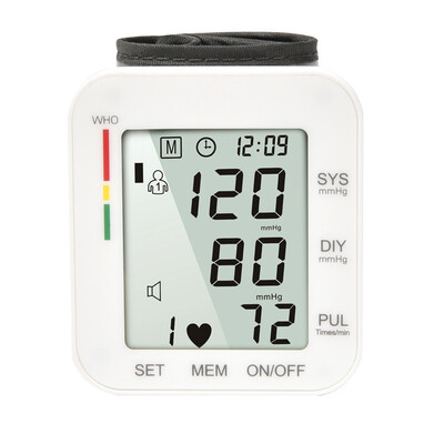 Household Blood Pressure Automatic Digital LCD Display Wrist Blood Pressure Monitor Heart Beat Rate Pulse Meter Measure
Household Blood Pressure Automatic Digital LCD Display Wrist Blood Pressure Monitor Heart Beat Rate Pulse Meter Measure
