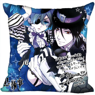 Black Butler Anime Pillow Cover Bedroom Home Office Decorative Pillowcase Square Zipper Pillow Cases Satin Fabric No Fade
Black Butler Anime Pillow Cover Bedroom Home Office Decorative Pillowcase Square Zipper Pillow Cases Satin Fabric No Fade