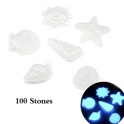 100pcsBag DIY Home Decor Luminous Pebbles Sea Conch Shell Starfish Glow in Dark Colorful Rocks Stone for Aquarium Fish Tank
100pcsBag DIY Home Decor Luminous Pebbles Sea Conch Shell Starfish Glow in Dark Colorful Rocks Stone for Aquarium Fish Tank