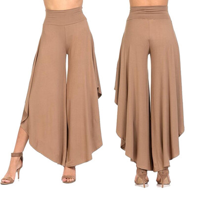 FITTOO Womens Comfy High Waist Loose Skirt Casual Dress Flowy Layered Cropped Capris Wide Leg Palazzo Trousers
FITTOO Womens Comfy High Waist Loose Skirt Casual Dress Flowy Layered Cropped Capris Wide Leg Palazzo Trousers